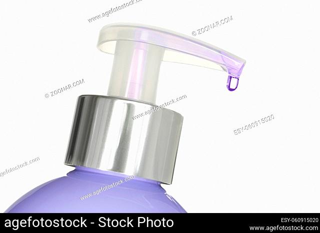 Isolated liquid soap in dispense