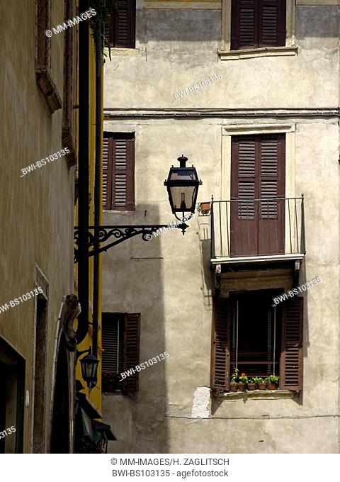 pituresque corner in Verona, Italy
