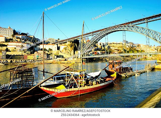 Porto seen from Vila Nova of Gaia. Portugal