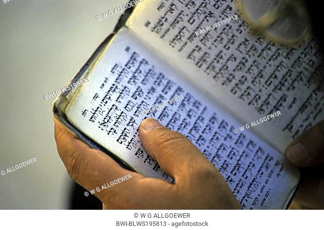 Torah, prayer book of jews, Israel, Jerusalem