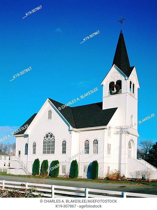 Fir-Conway Lutheran church. Conway. Fir Island. Skagit county. Washington. USA