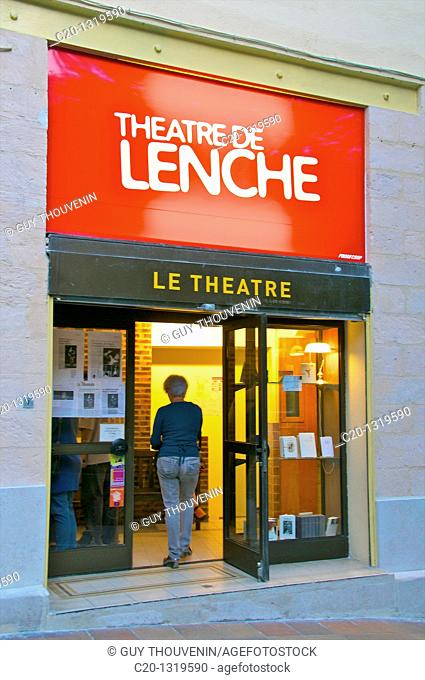 Theatre cinema, where THe TV series ' Plus Belle la Vie ' can be seen, in le Panier quarter, oldest spot in Marseille Bouches du Rhone 13 France