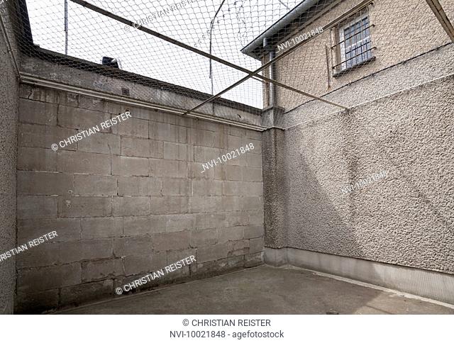 Day parole, called Tigerkäfig, former Stasi prison, Hohenschönhausen Memorial, Berlin, Germany