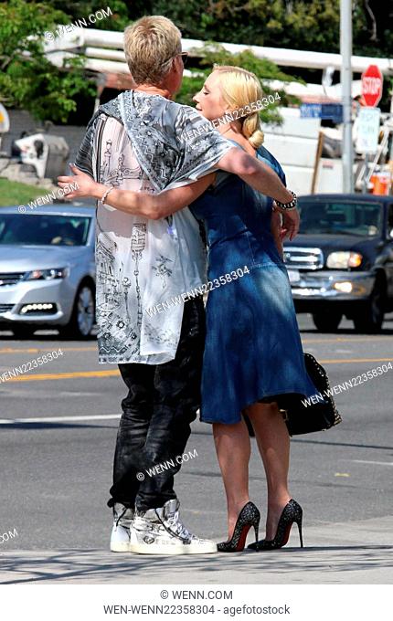 Joe Simpson and Nikki Lund are very affectionate towards each other whilst out in Hollywood Featuring: Joe Simpson, Nikki Lund Where: Los Angeles, California