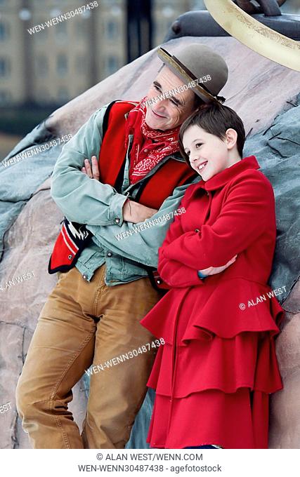 Stars of the BFG movie come together for a photo call to launch the DVD Featuring: Mark Rylance, Ruby Barnhill Where: London