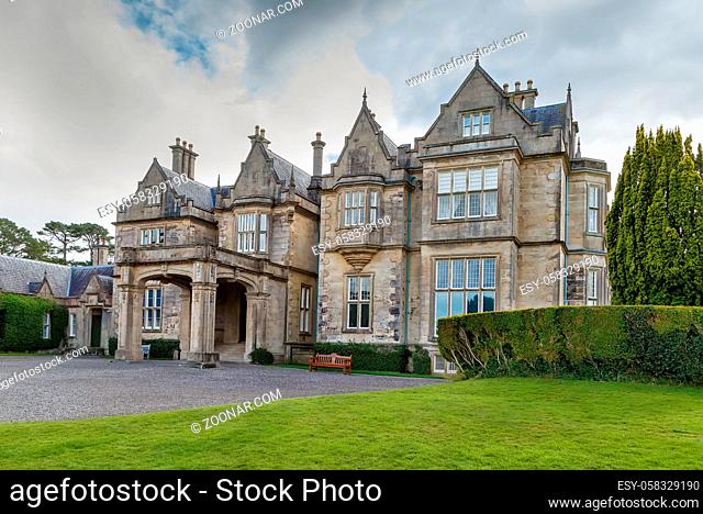 Muckross House is located between two of the lakes of Killarney in County Kerry, Ireland
