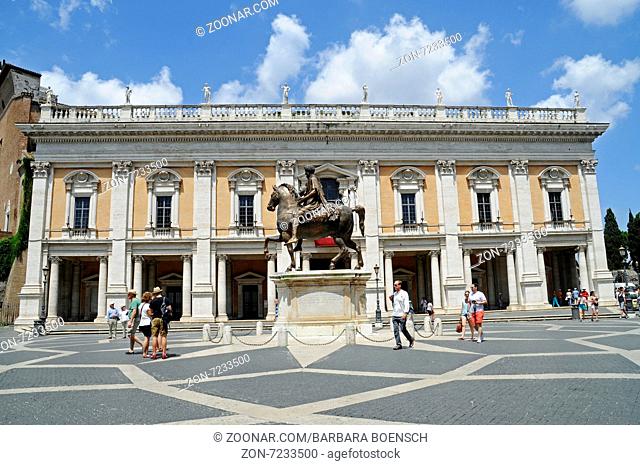 Musei Capitolini, Capitoline Museums, Piazza del Campidoglio, Capitol Square, Rome, Italy, Europe, Musei Capitolini, Kapitolinische Museen