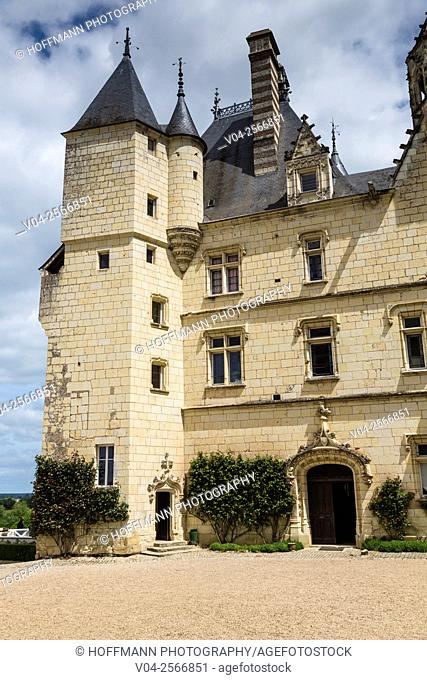 The beautiful Château d'Ussé in the Loire Valley, Indre-et-Loire, France, Europe