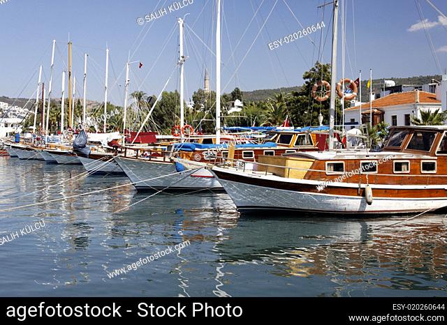 Yachthafen im Ferienort Bodrum - Türkei