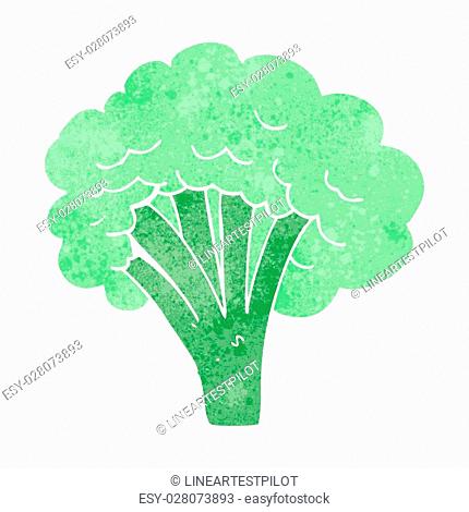 Freehand drawn cartoon broccoli Stock Photos and Images | agefotostock