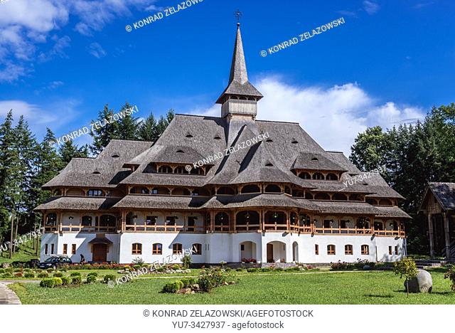 One of the buildings of Sapanta-Peri Monastery located in Livada Dendrological Park in Sapanta village, Maramures County of Romania