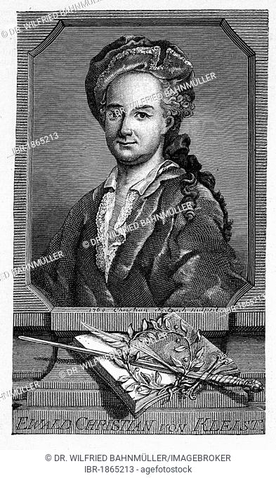 Ewald Christian von Kleist (1715-1759), Prussian officer and poet