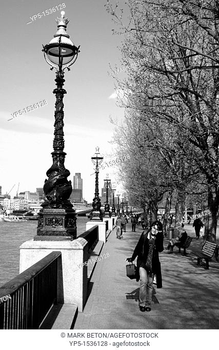 South Bank promenade London