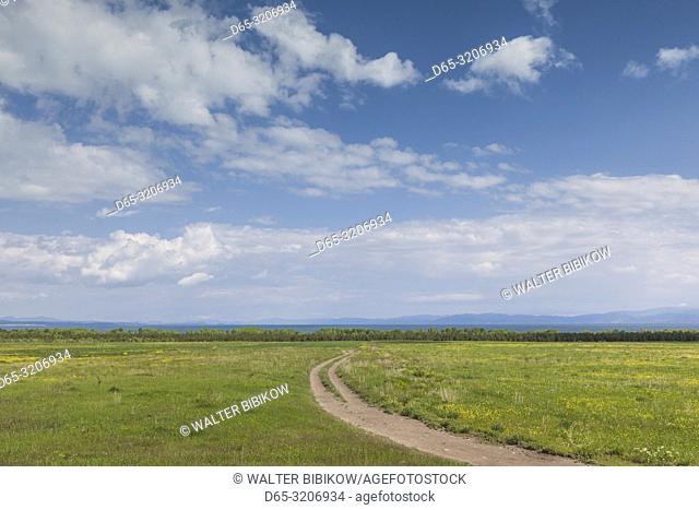 Armenia, Lake Sevan, Martuni, field, springtime