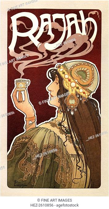 Rajah Coffee (Poster), 1899. Artist: Privat-Livemont, Henri (1861?1936)