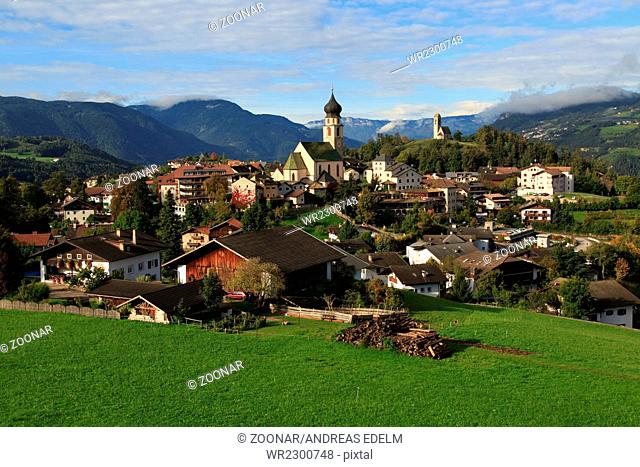 Völs at the Schlern village in South Tirol Italy