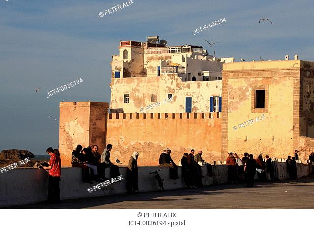 Morocco, Essaouira, remparts of the medina