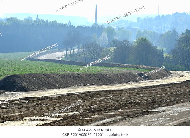 Ceremonial start renewal of the historical cross-border road connection of Plesna, in western Bohemian and Bad Brambach in Germany (pictured), May 2, 2019
