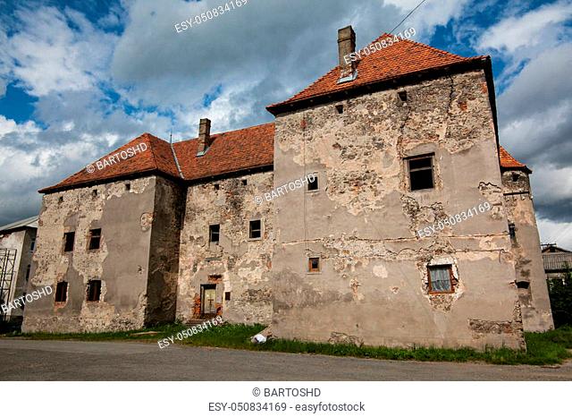 The Castle of Saint Miklos is built at the turn of the 14th and 15th centuries, Transcarpathian region, Ukraine