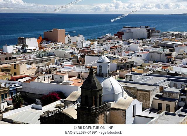The cathedral Santa Ana in the Stata Ana Platz in reading Palmas of the capital the insel grain Canaria on the Canary islands in the Atlantic, Spain