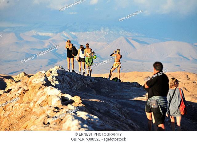 People, tourists, 2015, Desert, Atacama, Chile