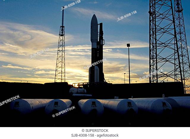 An Atlas Rocket Ready For Liftoff