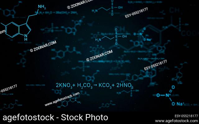 Geometric abstract background with hexagons, structure molecule, 3d rendering science, technology and medical concept