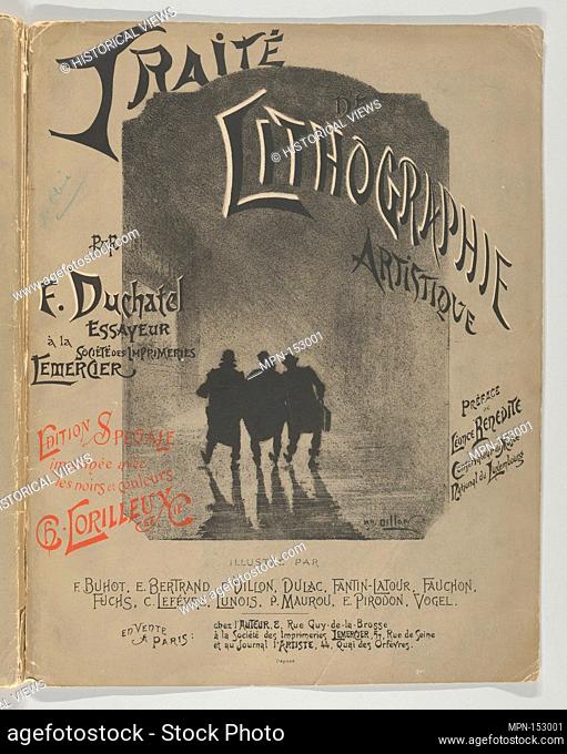 Traité de Lithographie Artistique. Publisher: Written, lithographed and published in Paris by Edouard Duchâtel (French, active 1893); Author: Preface by Léonce...