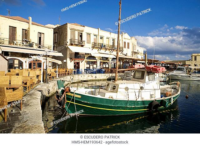 Greece, Crete, Rethymno, Venetian harbor
