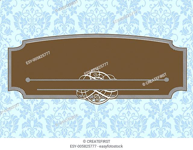 Vector Ornate Frame and Background