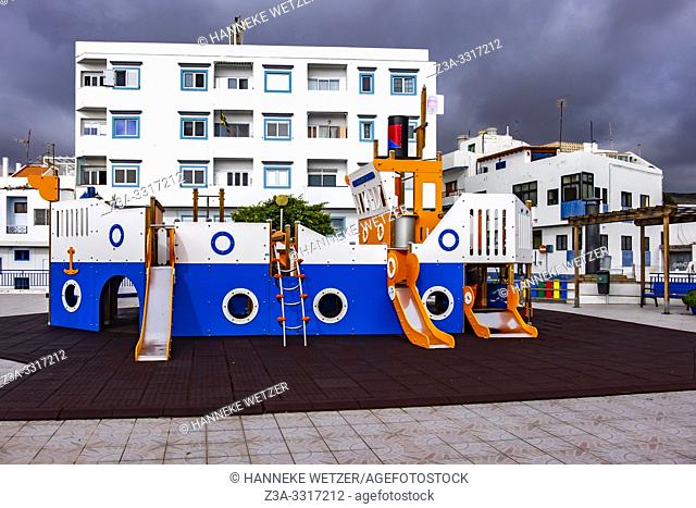 Playground boat in Agaeta, Gran Canaria