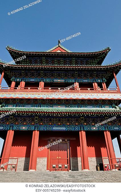 Zhengyangmen Gatehouse commonly know as Qianmen in Dongcheng District, Beijing, China