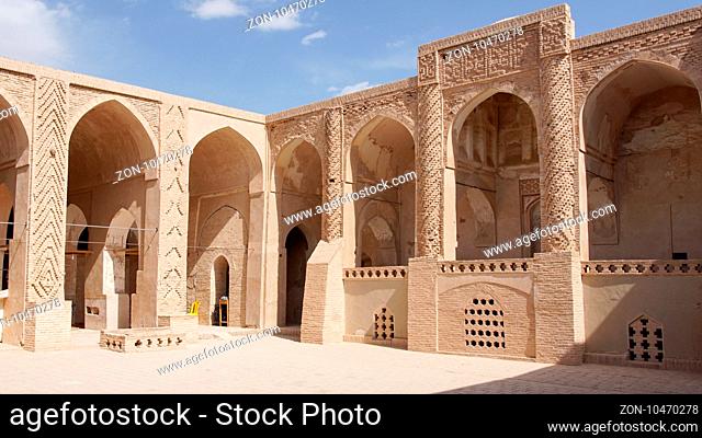NAIN, IRAN - OCTOBER 10, 2016: Jame Mosque of Nain on October 10, 2016 in Iran Asia