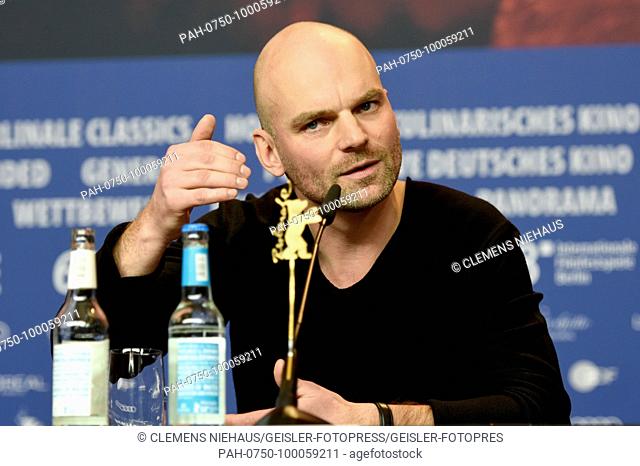 Thomas Stuber during the 'In den Gängen / In the Aisles' press conference at the 68th Berlin International Film Festival / Berlinale 2018 at Hotel Grand Hyatt...