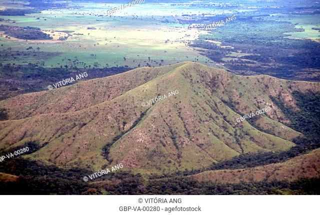 View Geodetic the gazebo; Chapada dos Guimarães; Mato Grosso; Brazil