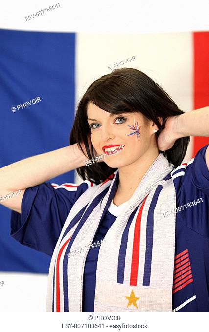 A French football supporter