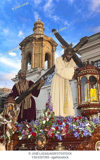 Holy Week. Brotherhood of the Nazareno del Amor. Cadiz. Region of Andalusia. Spain. Europe