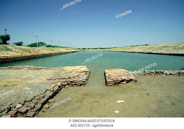 Harappa Civilization (period 2300 to 1700 B.C.). Lothal. Gujarat. India
