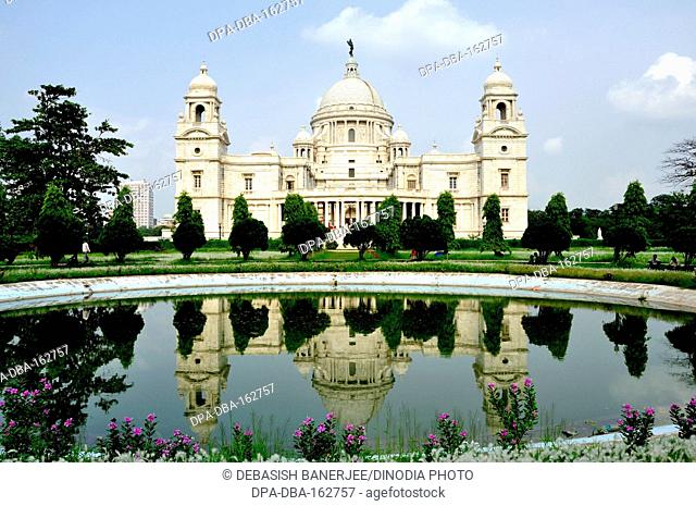 Victoria Memorial at Calcutta Kolkata ; West Bengal ; India