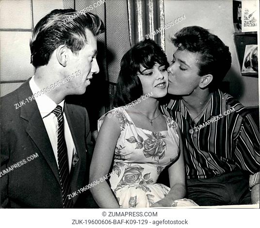 Jun. 06, 1960 - seventeen-year-old sister of rock-'n' roll star becomes engaged : 17 year-old Donella Webb, the ister of the famous rock 'n' singer