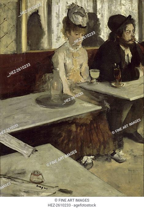 In a Café (Absinthe), 1873. Artist: Degas, Edgar (1834-1917)