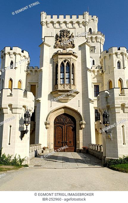 Hluboka castle, South Bohemia, Czech Republik