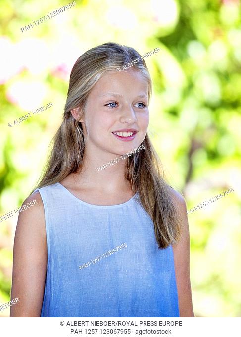 Princess Leonor of Spain at la Casa Museo Son Marroig in Deia, on August 08, 2019, for a visit during their summer holidays.Photo: Albert Nieboer /