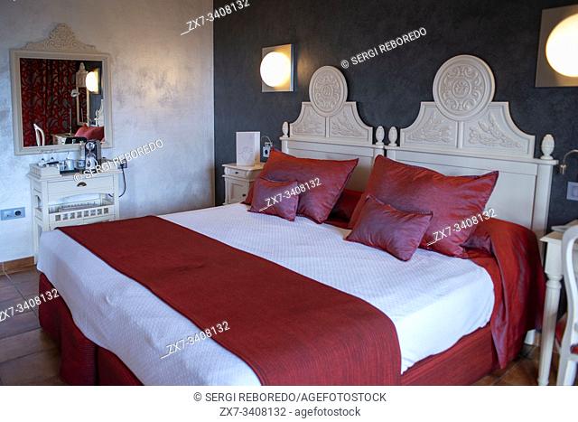 Inside room Cala del Pi hotel room in Costa Brava. Platja d'Aro. Girona province. Catalonia. Spain