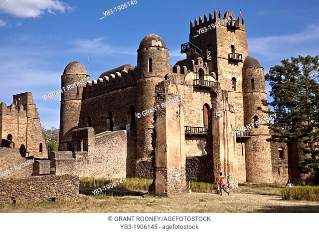 Fasilidas's Castle, Fasil Ghebbi Royal Enclosure Gondar, Ethiopia