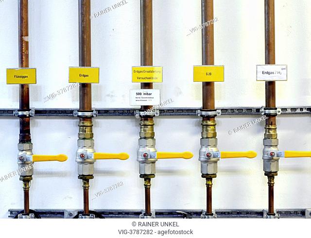 GERMANY, ESSEN, Gas tubes in Gas- and Heat-Institute Essen e.V. ( GWI ) - Essen, Northrhine-, Germany, 26/06/2013