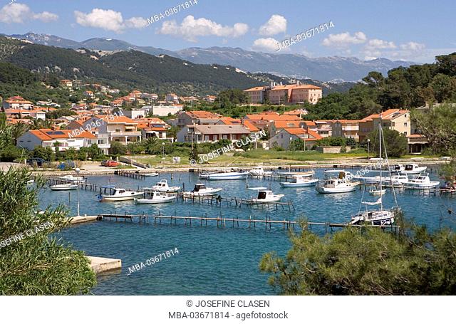 Croatia, Rab, bay, boats
