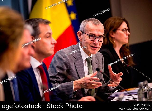 Vice-prime minister and Public Health and Social Affairs minister Frank Vandenbroucke pictured during a Press moment from the OECD