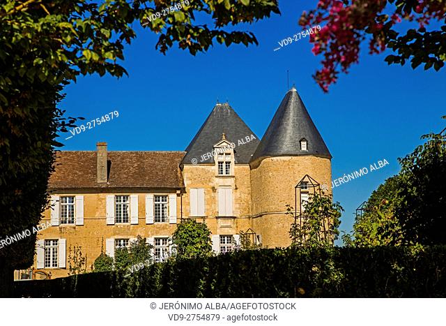 Chateau Yquem & vineyard. Sauternes Region, Bordeaux, Aquitaine France Europe