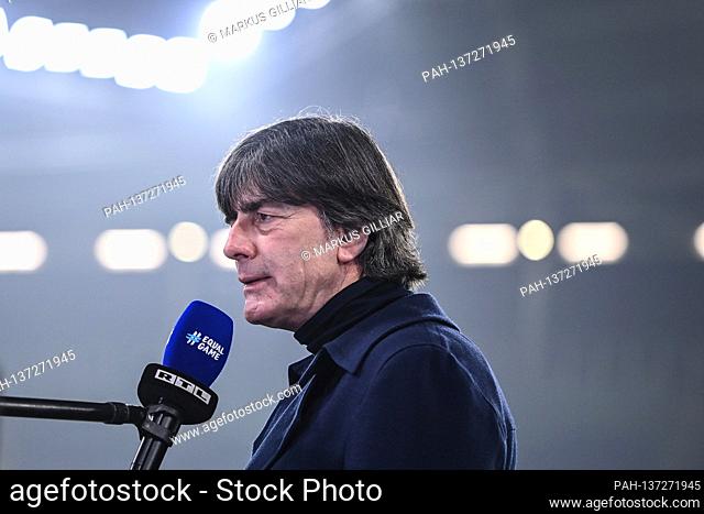 Interview with federal coach Joachim Jogi Loew (Germany). GES / Soccer / Test match: Germany - Czech Republic, 11/11/2020 Football / Soccer: Test match: Germany...